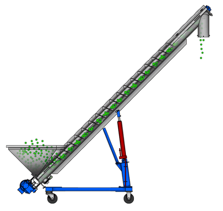 自動粉料顆粒上料機廠家-小型螺旋提升機定制